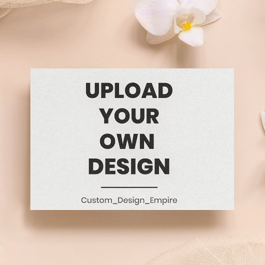 Upload Uw Eigen Ontwerp Hier Aangepast Uitnodiging Briefkaart
