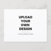 Upload Uw Eigen Ontwerp Hier Aangepast Uitnodiging Briefkaart (Voorkant)