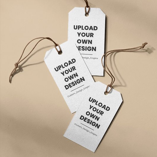 Upload Uw Eigen Ontwerp Hier | Aangepaste Sjabloon Cadeaulabel