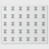 Upload Uw Eigen Ontwerp Hier | Aangepaste Sjabloon Cadeaupapier (Vlak)