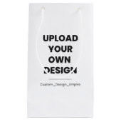 Upload Uw Eigen Ontwerp Hier | Aangepaste Sjabloon Klein Cadeauzakje (Voorkant)