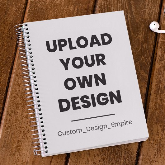 Upload Uw Eigen Ontwerp Hier | Aangepaste Sjabloon Notitieboek