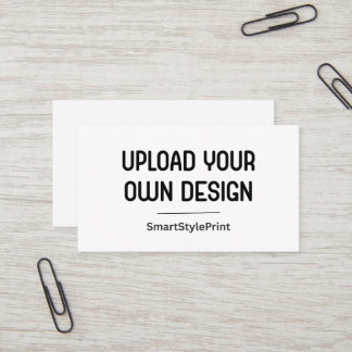 Upload uw eigen ontwerp hier | Gepersonaliseerd Visitekaartje