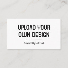 Upload uw eigen ontwerp hier | Gepersonaliseerd Visitekaartje