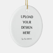 Upload uw eigen ontwerp keramisch ornament (Rechts)