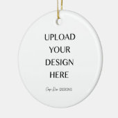 Upload uw eigen ontwerp keramisch ornament (Links)