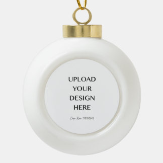 Upload uw eigen ontwerp keramische bal ornament