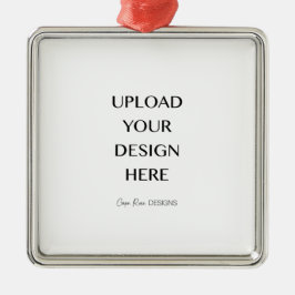 Upload uw eigen ontwerp metalen ornament