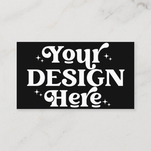 Upload uw eigen ontwerp op maat 2-zijdig visitekaartje (Voorkant)