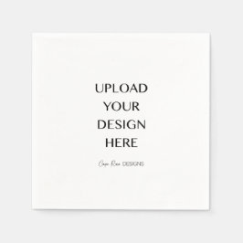 Upload uw eigen ontwerp servet