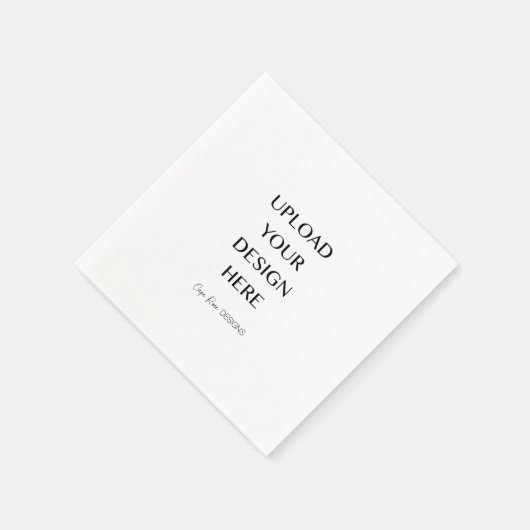 Upload uw eigen ontwerp servet (Hoek)