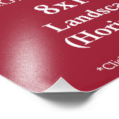 Upload uw eigen ontwerp van 8x10 ・ Fotoafdrukken Foto Afdruk (Hoek)