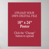 Upload uw eigen Poster van 18 x 24 inch (Voorkant)