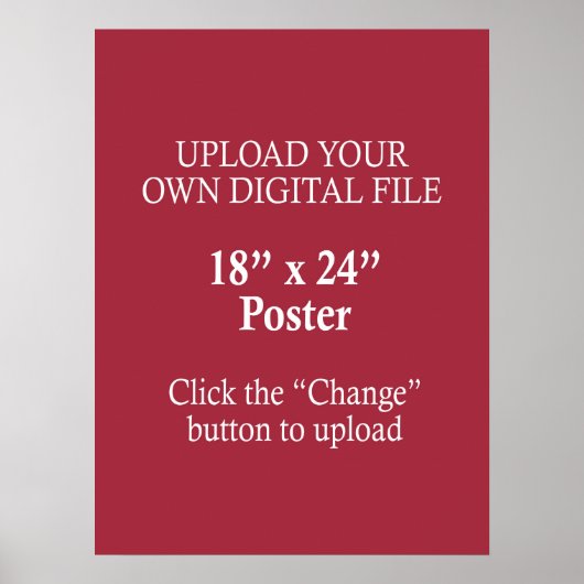 Upload uw eigen Poster van 18 x 24 inch (Voorkant)