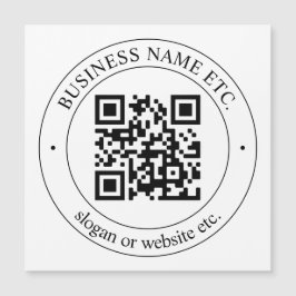 Upload uw eigen QR-code en tekst