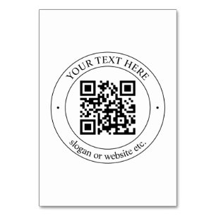 Upload uw eigen QR-code en tekst Kaart