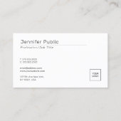 Upload Uw Eigen Sjabloon van de Aangepast Logo van Visitekaartje (Achterkant)