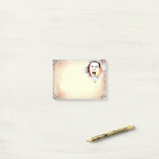 Upload uw foto, aanpasbaar post-it® notes (Op bureau)