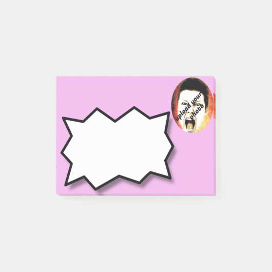 Upload uw foto, aanpasbaar post-it® notes (Voorkant)