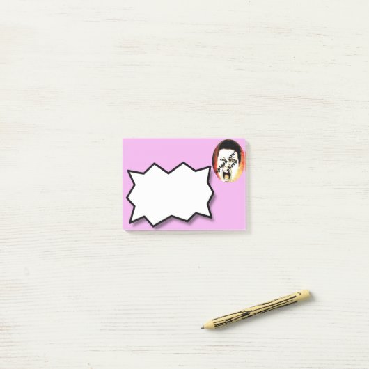 Upload uw foto, aanpasbaar post-it® notes (Op bureau)