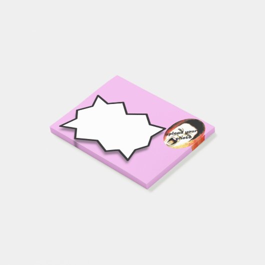 Upload uw foto, aanpasbaar post-it® notes (Schuin)