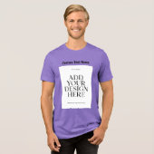 Upload uw foto Afbeelding Aangepaste gepersonalise Tri-Blend Shirt (Voorkant volledig)