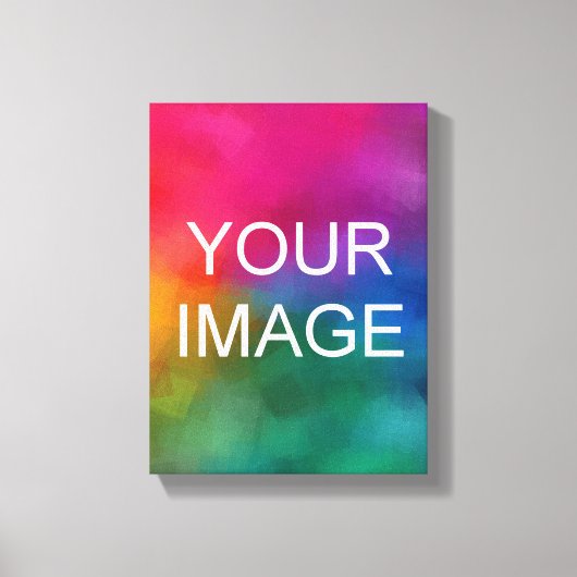 Upload uw foto Afbeelding Afbeelding Logo verticaa Canvas Afdruk (Voorkant)