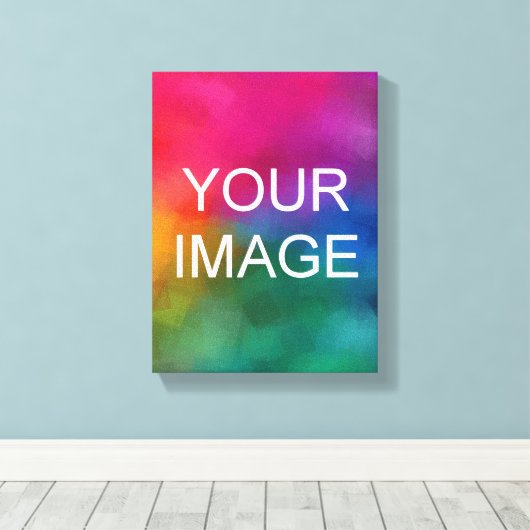 Upload uw foto Afbeelding Afbeelding Logo verticaa Canvas Afdruk (Insitu (Houten vloer))