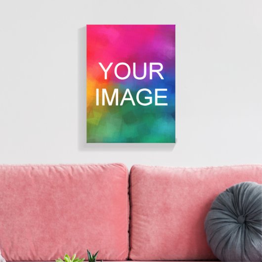 Upload uw foto Afbeelding Afbeelding Logo verticaa Canvas Afdruk (Insitu (Woonkamer))