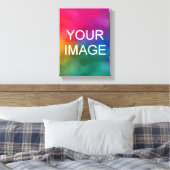 Upload uw foto Afbeelding Afbeelding Logo verticaa Canvas Afdruk (Insitu (Slaapkamer))