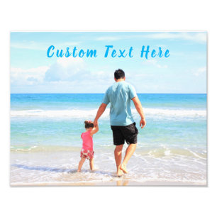 Upload uw foto-afdrukposter cadeau met aangepaste foto afdruk