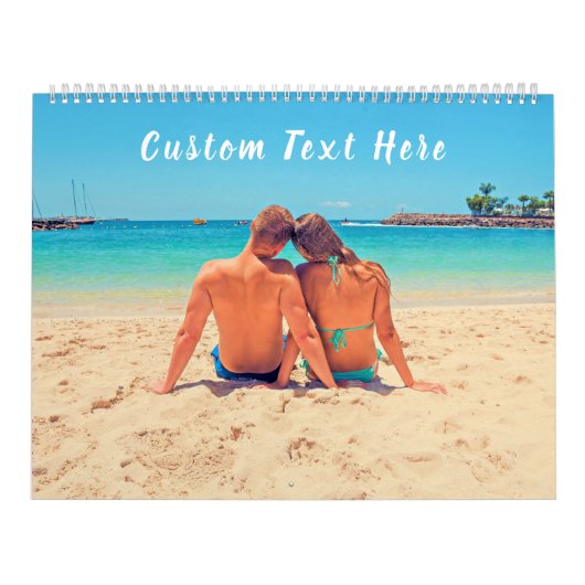 Upload uw foto Agenda cadeau met tekst naam Kalender (Hoes)