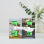 Upload uw foto briefkaart (Staand voorkant)