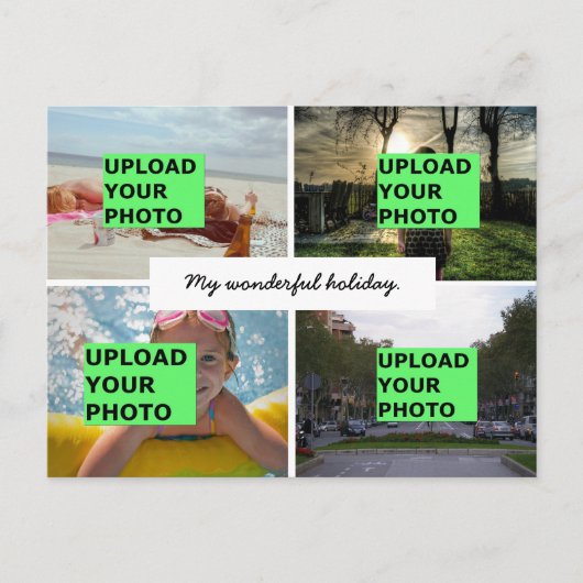 Upload uw foto briefkaart (Voorkant)