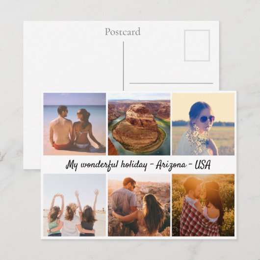 Upload uw foto-briefkaart briefkaart (Voorkant / Achterkant)