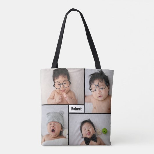Upload uw foto canvas tas (Achterkant)