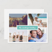 Upload uw foto feestdagenkaart (Voorkant / Achterkant)