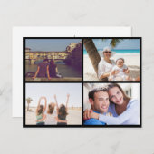 Upload uw foto feestdagenkaart (Voorkant / Achterkant)