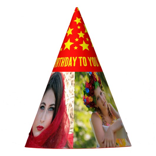 Upload uw foto feesthoedjes (Voorkant)