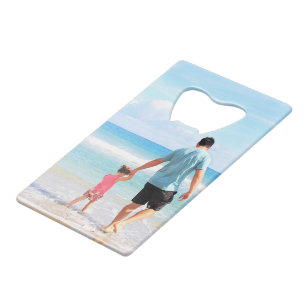 Upload Uw Foto Flesopener Gepersonaliseerd Cadeau Creditkaart Flessenopener