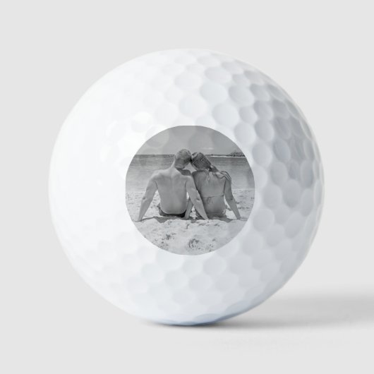 Upload Uw Foto Golfballen Stempel Gepersonaliseerd (Voorkant)