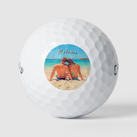 Upload Uw Foto Golfballen Stempel Voeg Aangepaste (Voorkant)