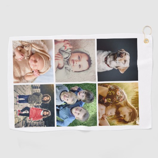 Upload uw foto golfhanddoek (Horizontaal)