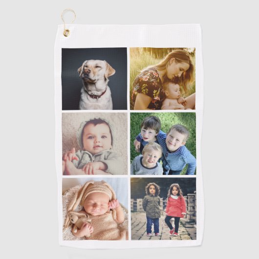 Upload uw foto golfhanddoek (Voorkant)