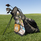 Upload uw foto golfhanddoek (Groen)