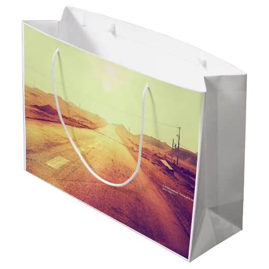 Upload uw foto groot cadeauzakje (Achterkant Gekanteld)