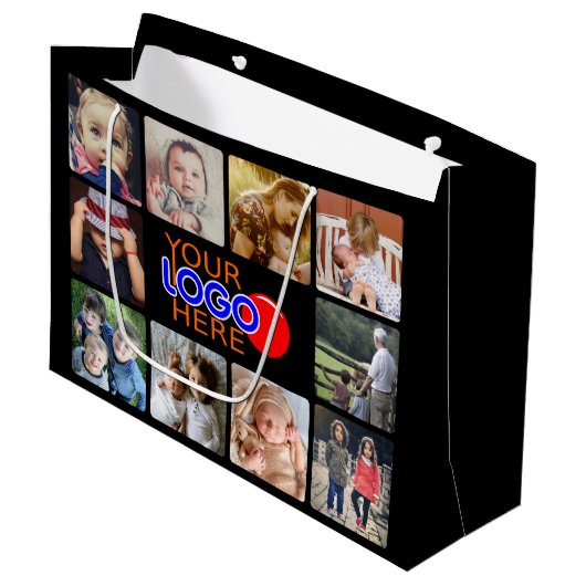 Upload uw foto groot cadeauzakje (Voorkant Gekanteld)