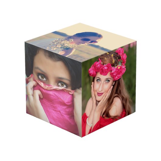 Upload uw foto kubus (Voorkant hoekig)