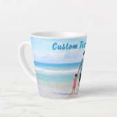 Upload Uw Foto Latte Mok Geschenk Voeg Aangepaste (Linkerhoek)