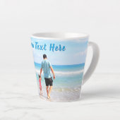 Upload Uw Foto Latte Mok Geschenk Voeg Aangepaste (Rechterhoek)